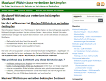 Tablet Screenshot of maulwurf-wuehlmaeuse-vertreiben-bekaempfen.de